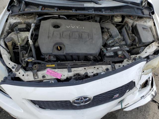 1NXBU4EE9AZ216623 - 2010 TOYOTA COROLLA BASE Սպիտակ լուսանկար 11