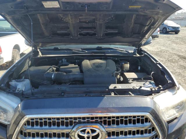 5TFCZ5AN0HX086651 - 2017 TOYOTA TACOMA DOUBLE CAB GRAY photo 11