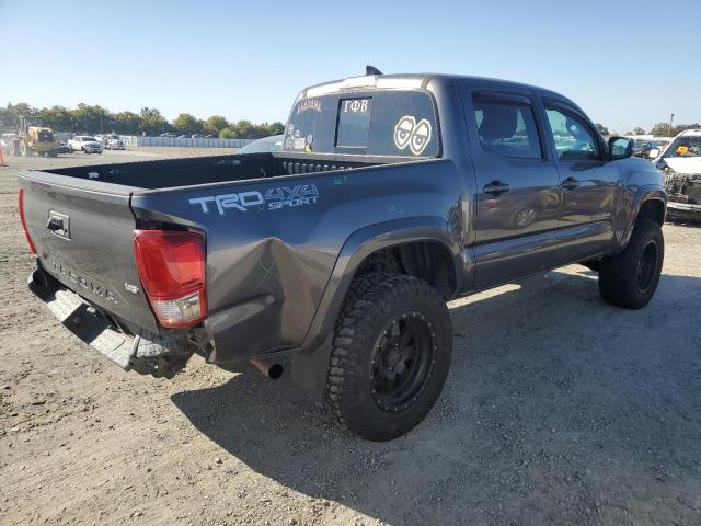 5TFCZ5AN0HX086651 - 2017 TOYOTA TACOMA DOUBLE CAB GRAY photo 3