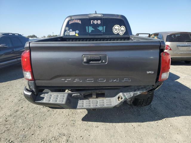 5TFCZ5AN0HX086651 - 2017 TOYOTA TACOMA DOUBLE CAB GRAY photo 6