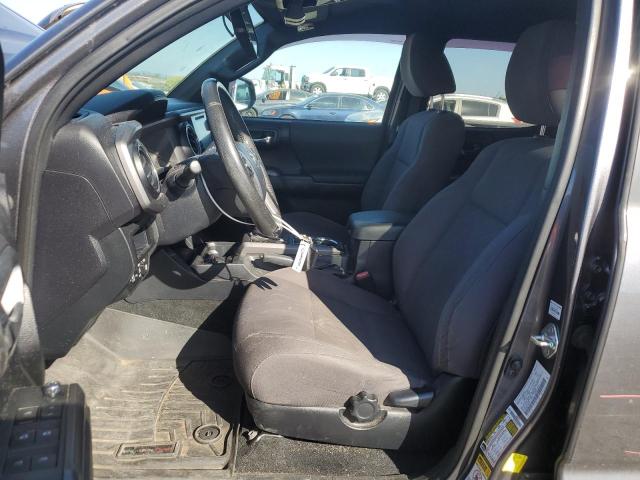 5TFCZ5AN0HX086651 - 2017 TOYOTA TACOMA DOUBLE CAB GRAY photo 7
