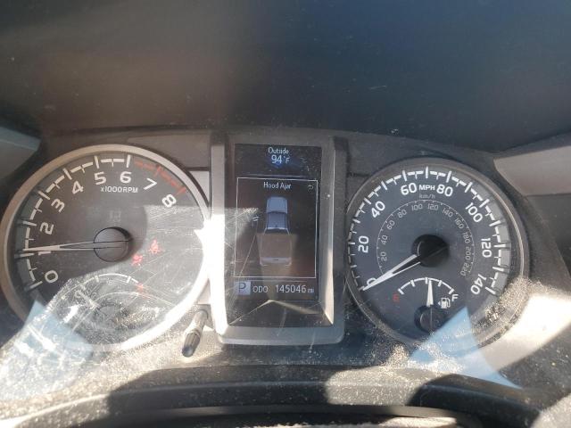 5TFCZ5AN0HX086651 - 2017 TOYOTA TACOMA DOUBLE CAB GRAY photo 9