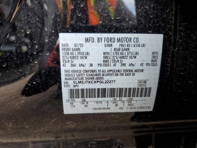 5LM5J7XCXPGL22277 - 2023 LINCOLN AVIATOR RESERVE 黑色 照片 14