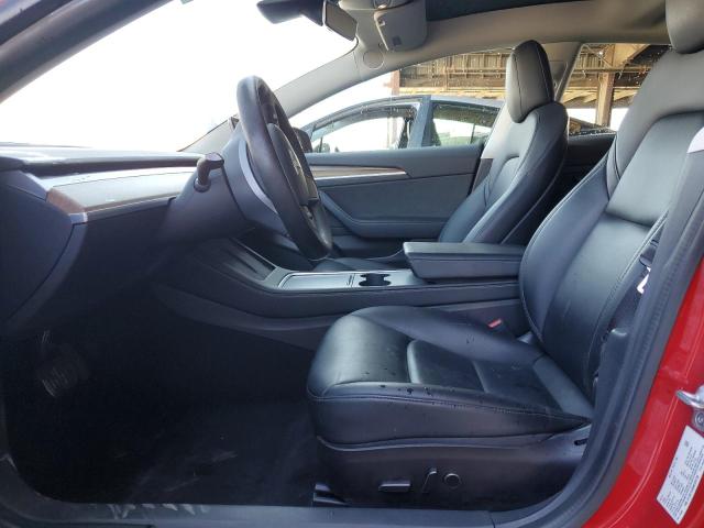 5YJ3E1EA8NF303798 - 2022 TESLA MODEL 3 红色 照片 7