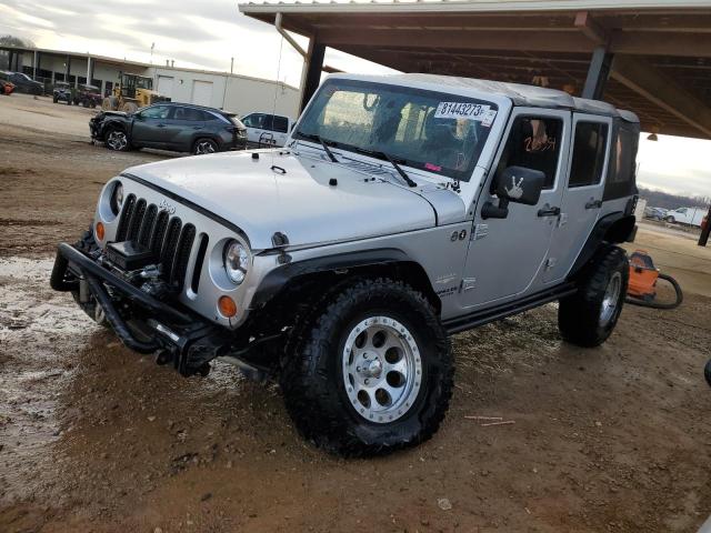 1J4GA59117L103130 - 2007 JEEP WRANGLER SAHARA SILVER photo 1