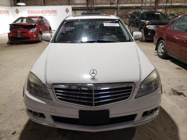 WDDGF81X19R048452 - 2009 MERCEDES-BENZ C 300 4MATIC WHITE photo 5