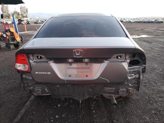 1HGFA16879L009866 - 2009 HONDA CIVIC EX GRAY photo 6