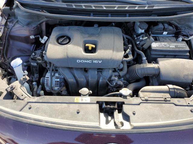 3KPFK4A76HE150964 - 2017 KIA FORTE LX BURGUNDY photo 11