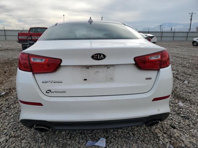 KNAGM4A74F5573739 - 2015 KIA OPTIMA LX WHITE photo 6