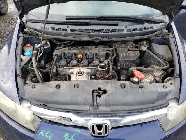 1HGFA16826L007177 - 2006 HONDA CIVIC EX BLUE photo 11