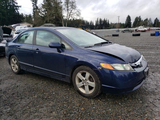 1HGFA16826L007177 - 2006 HONDA CIVIC EX BLUE photo 4