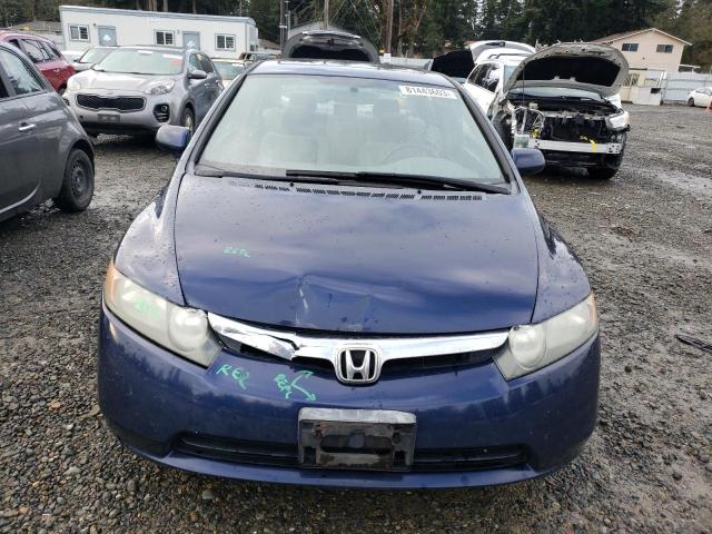 1HGFA16826L007177 - 2006 HONDA CIVIC EX BLUE photo 5