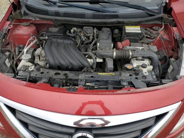 3N1CN7AP7KL841700 - 2019 NISSAN VERSA S BURGUNDY photo 11