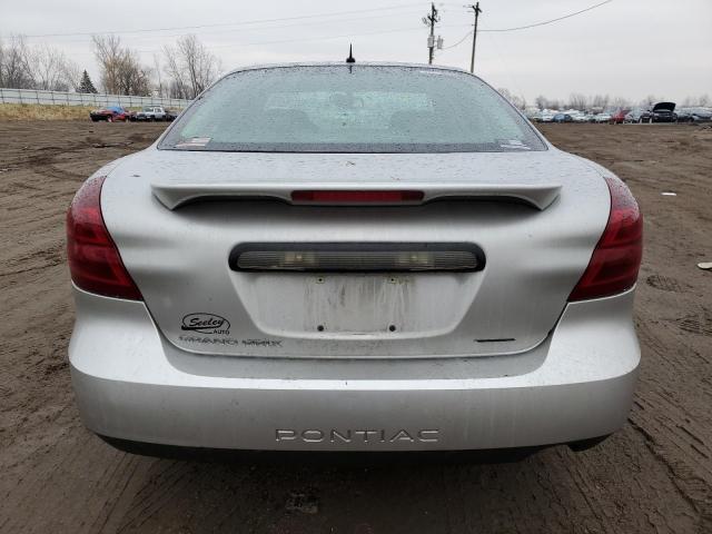 2G2WP552981136855 - 2008 PONTIAC GRAND PRIX SILVER photo 6