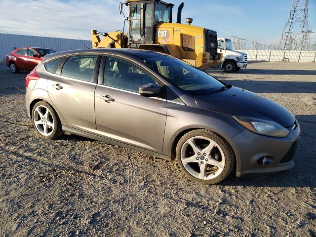 1FAHP3N2XCL356118 - 2012 FORD FOCUS TITANIUM GRAY photo 4