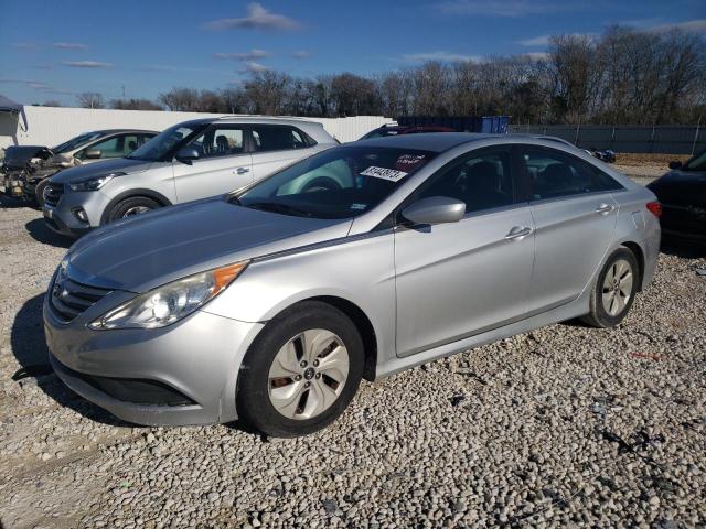 5NPEB4ACXEH811931 - 2014 HYUNDAI SONATA GLS SILVER photo 1