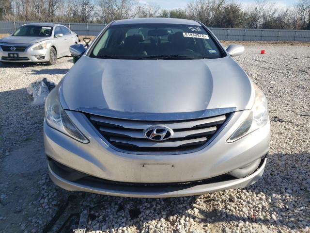 5NPEB4ACXEH811931 - 2014 HYUNDAI SONATA GLS SILVER photo 5