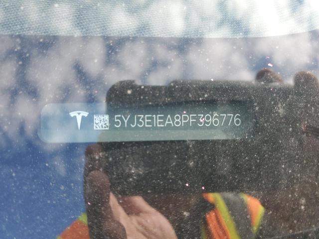 5YJ3E1EA8PF396776 - 2023 TESLA MODEL 3 ნაცრისფერი ფოტო 12