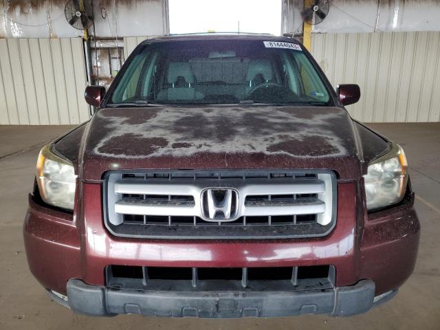 5FNYF18488B031301 - 2008 HONDA PILOT EX MAROON photo 5