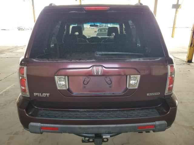 5FNYF18488B031301 - 2008 HONDA PILOT EX MAROON photo 6