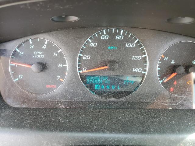 2G1WG5E31C1262598 - 2012 CHEVROLET IMPALA LT ვერცხლისფერი ფოტო 9