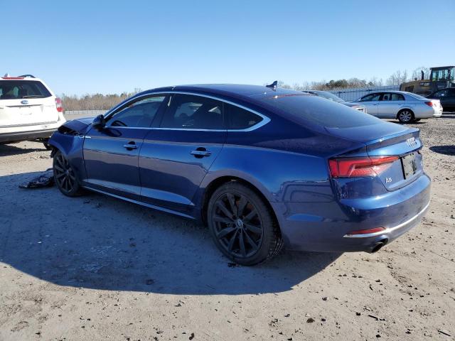 WAUBNCF50JA015119 - 2018 AUDI A5 PREMIUM PLUS BLUE photo 2