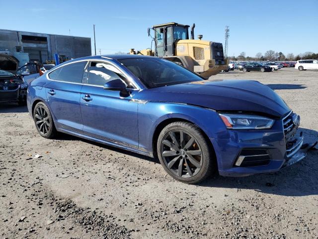 WAUBNCF50JA015119 - 2018 AUDI A5 PREMIUM PLUS BLUE photo 4