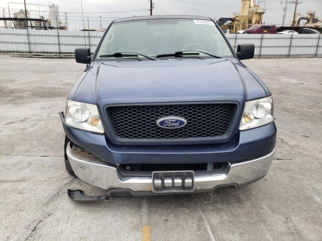 1FTRF12W74NB55067 - 2004 FORD F150 BLUE photo 5