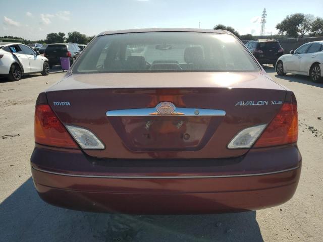 4T1BF28B42U234819 - 2002 TOYOTA AVALON XL Бордовый фото 6