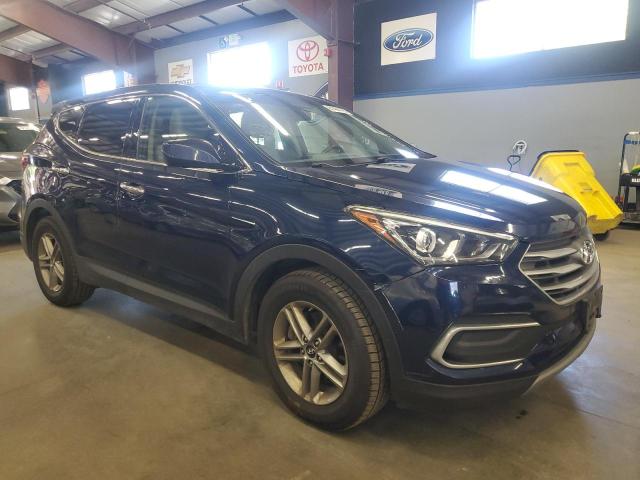 5XYZTDLB6JG562371 - 2018 HYUNDAI SANTA FE S Bleu photo 4