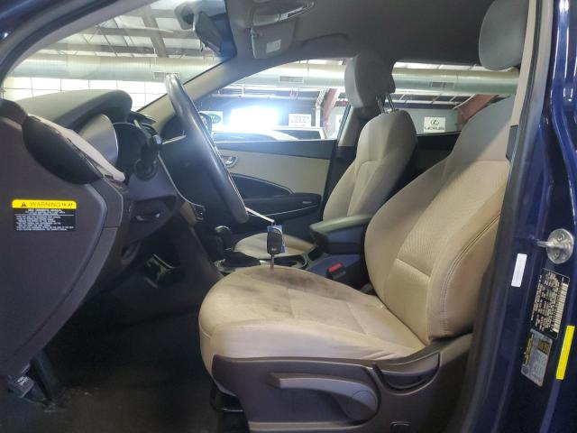 5XYZTDLB6JG562371 - 2018 HYUNDAI SANTA FE S Bleu photo 7