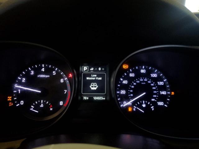 5XYZTDLB6JG562371 - 2018 HYUNDAI SANTA FE S Bleu photo 9