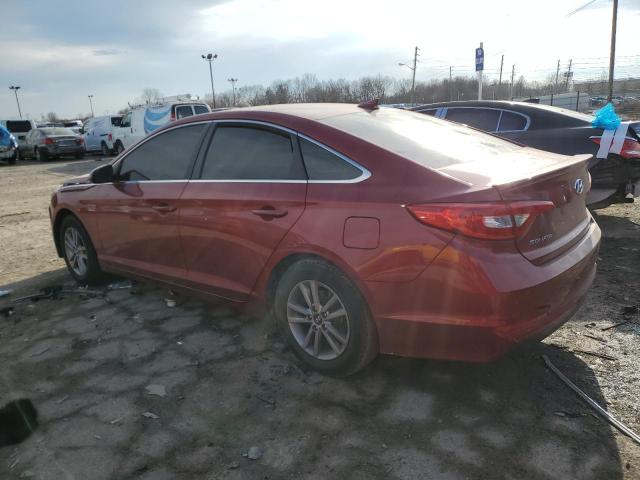 5NPE24AF2GH299269 - 2016 HYUNDAI SONATA SE RED photo 2