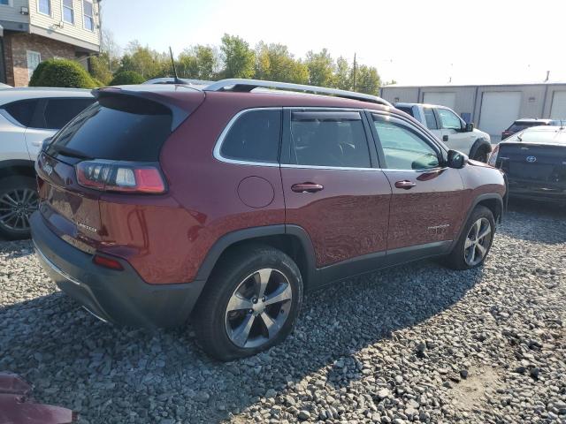 1C4PJMDN6KD189306 - 2019 JEEP CHEROKEE LIMITED Czerwony zdjęcie 3