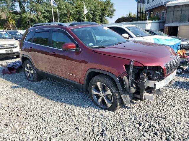 1C4PJMDN6KD189306 - 2019 JEEP CHEROKEE LIMITED Czerwony zdjęcie 4