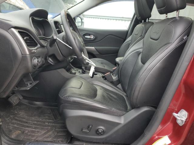 1C4PJMDN6KD189306 - 2019 JEEP CHEROKEE LIMITED Czerwony zdjęcie 7
