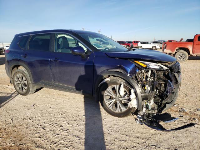 5N1BT3BA1NC689393 - 2022 NISSAN ROGUE SV BLUE photo 4