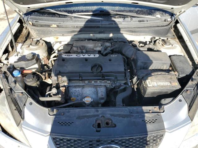 KNADE163586329017 - 2008 KIA RIO 5 SX SILVER photo 11