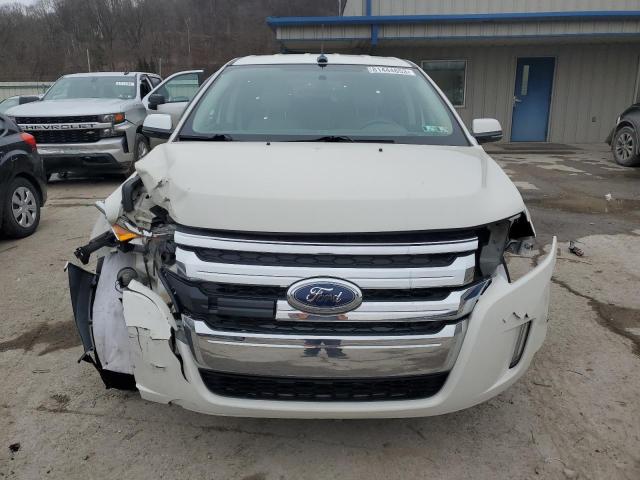 2FMDK4JC7DBC88093 - 2013 FORD EDGE SEL WHITE photo 5