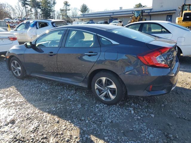 2HGFC2F65KH555874 - 2019 HONDA CIVIC LX GRAY photo 2