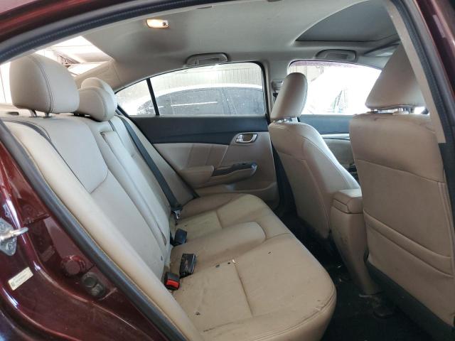 19XFB2F99DE055114 - 2013 HONDA CIVIC EXL Burdeos foto 10