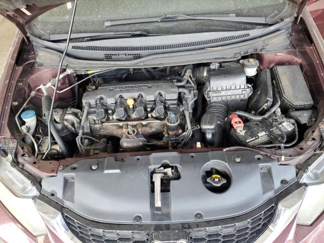 19XFB2F99DE055114 - 2013 HONDA CIVIC EXL Burdeos foto 11