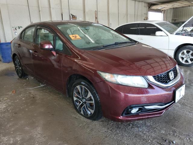 19XFB2F99DE055114 - 2013 HONDA CIVIC EXL Burdeos foto 4
