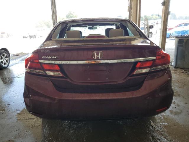 19XFB2F99DE055114 - 2013 HONDA CIVIC EXL Burdeos foto 6