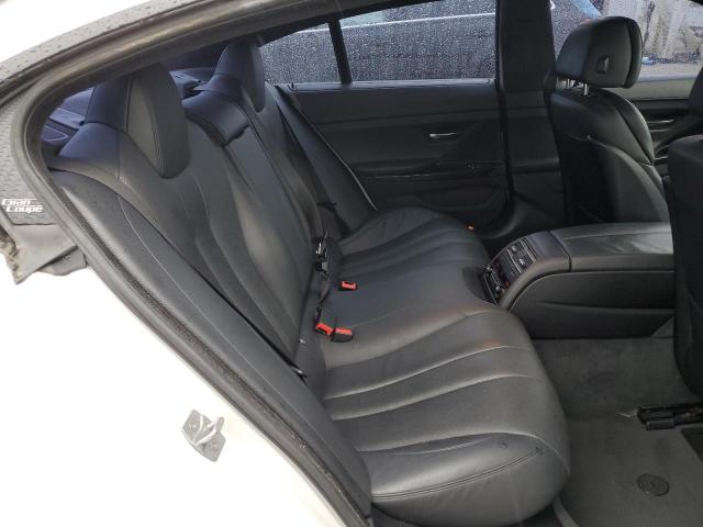 WBA6A0C55FGB53553 - 2015 BMW 640 I GRAN COUPE WHITE photo 10