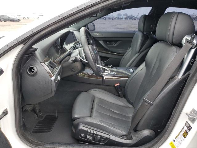 WBA6A0C55FGB53553 - 2015 BMW 640 I GRAN COUPE WHITE photo 7