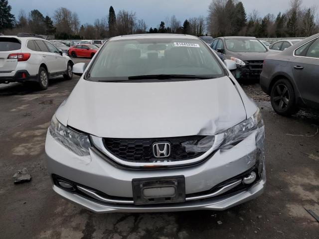 19XFB2F9XDE229451 - 2013 HONDA CIVIC EXL SILVER photo 5