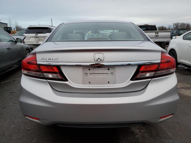 19XFB2F9XDE229451 - 2013 HONDA CIVIC EXL Արծաթագույն լուսանկար 6