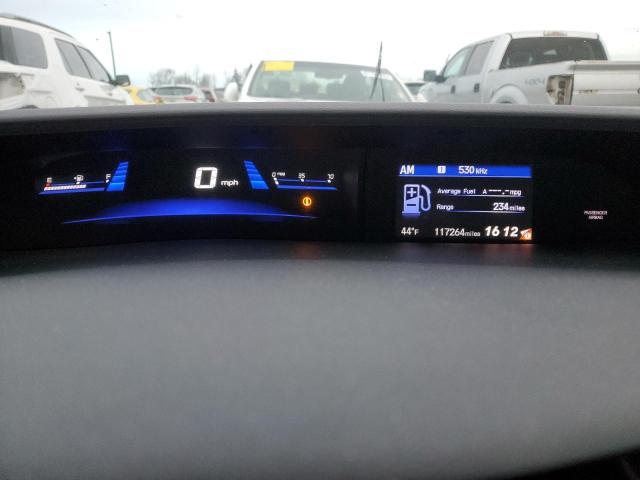 19XFB2F9XDE229451 - 2013 HONDA CIVIC EXL Արծաթագույն լուսանկար 9