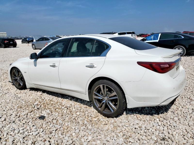 JN1EV7AP0KM541267 - 2019 INFINITI Q50 LUXE WHITE photo 2